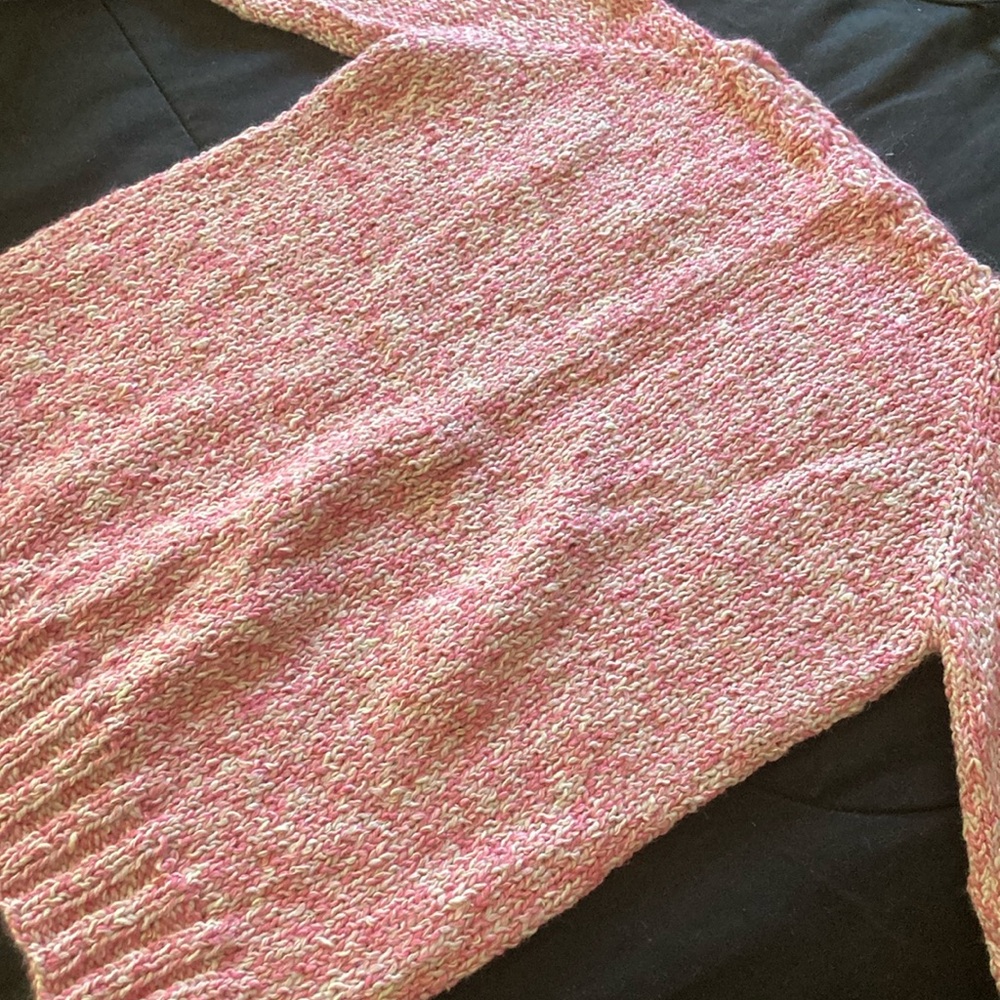 Hand knitted Cozy Pink Sweater